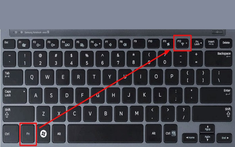 laptop không hiện wifi