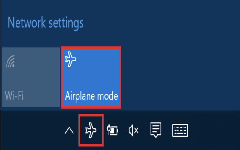 laptop không hiện wifi