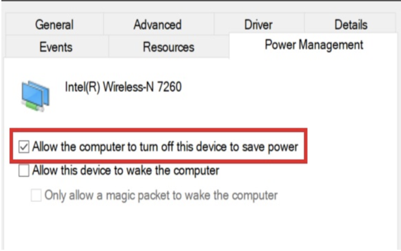 laptop không hiện wifi