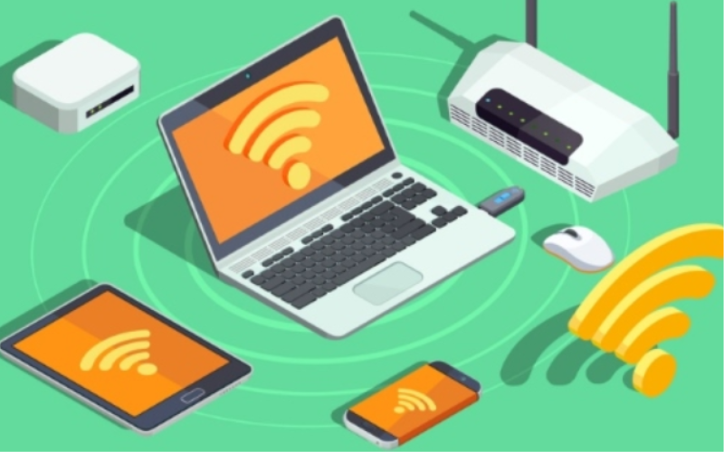 laptop kết nối wifi yếu