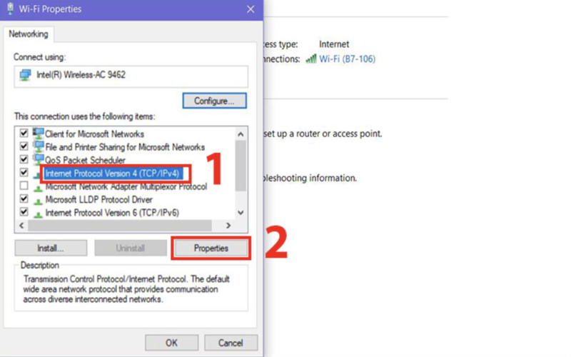 laptop không hiện wifi