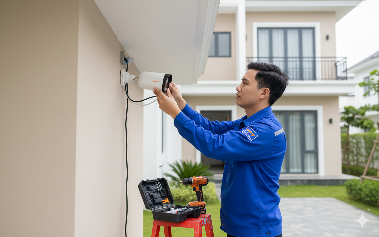 Lắp đặt camera FPT Huế