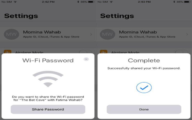 Cách chia sẻ Wi-Fi trên điện thoại iPhone Android