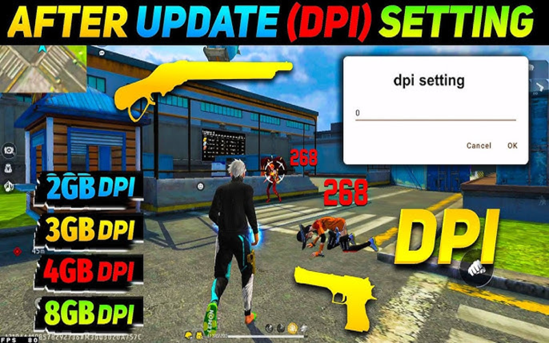 Cách chỉnh độ nhạy Free Fire cho Auto Headshot