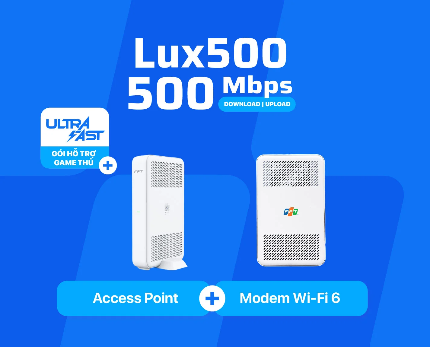 Gói Lux Wifi 6 chịu tải cao cho quán Cafe, Doanh nghiệp Chu Lai