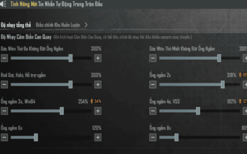 Cách chỉnh độ nhạy PUBG Mobile
