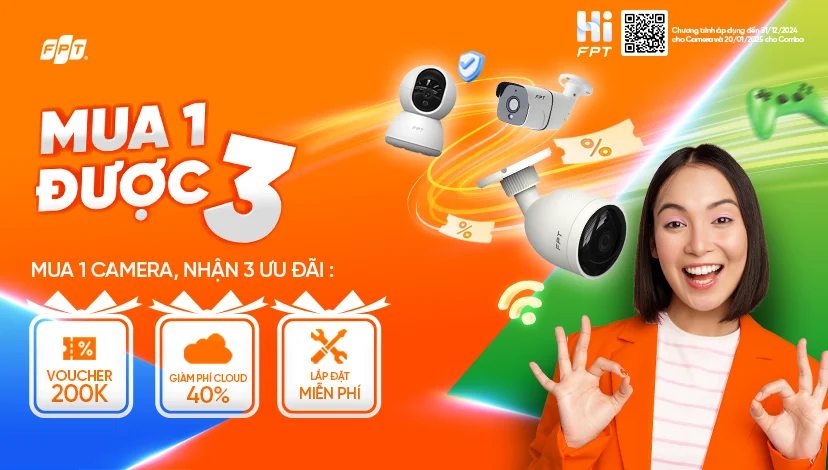Camera FPT lưu trữ Cloud bảo mật tuyệt đối, không lo mất dữ liệu