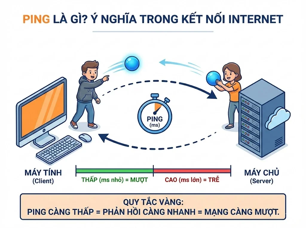 Ping cao gây ức chế tột độ khi chơi game online