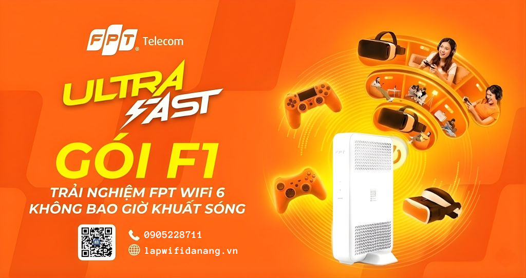 Modem WiFi 6 FPT giúp mở rộng băng thông và chịu tải tốt