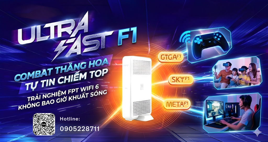 UltraFast FPT giúp chơi game mượt mà, không lo rớt mạng