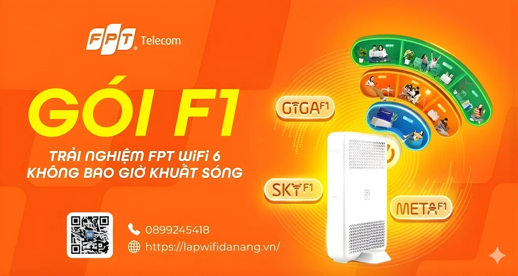 Gói cước FPT Wifi 6 Sky và Meta tối ưu cho quán cafe nhỏ