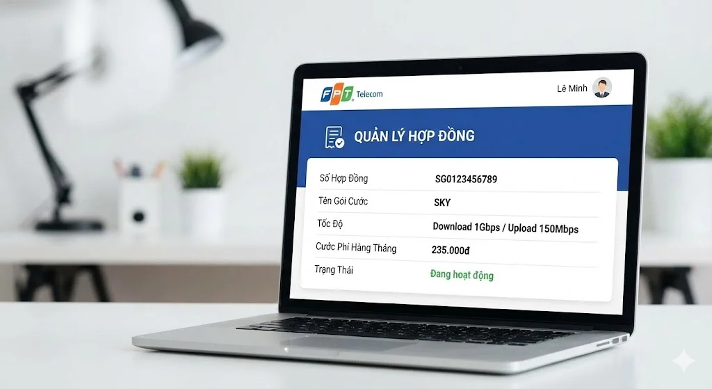 Đăng nhập website FPT để kiểm tra gói cước nhanh chóng
