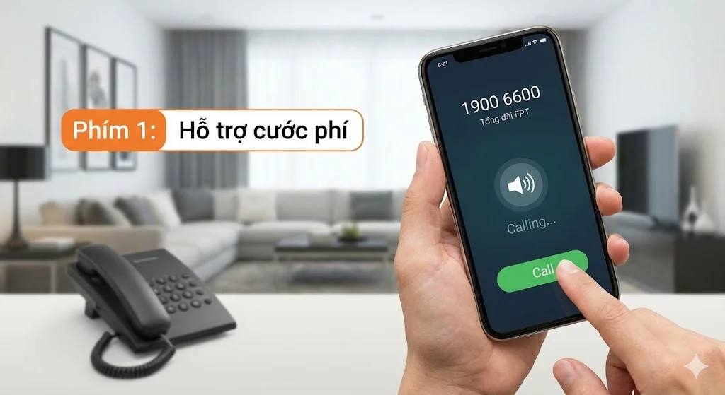 Liên hệ tổng đài FPT 1900 6600 để kiểm tra gói cước