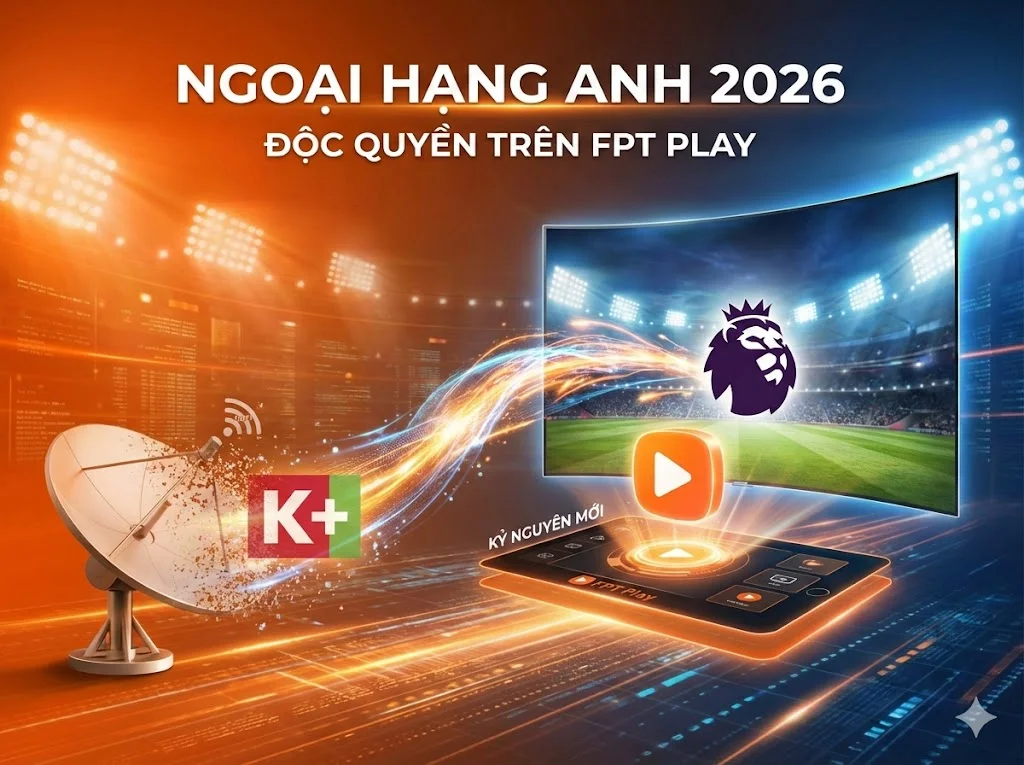 FPT Play chính thức sở hữu trọn vẹn bản quyền Ngoại Hạng Anh