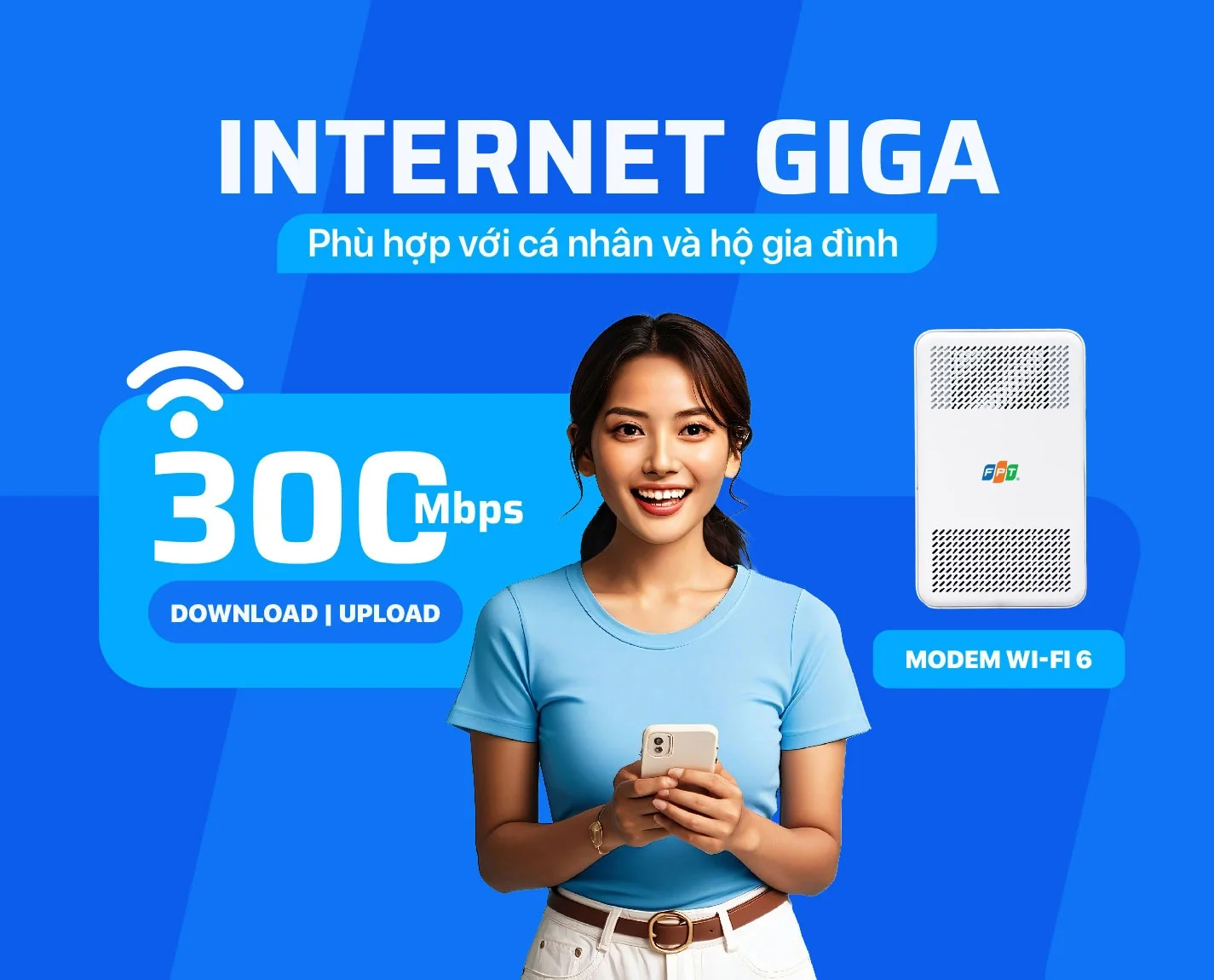 Gói Giga FPT 195k: Wifi 6 giá rẻ cho sinh viên ở trọ