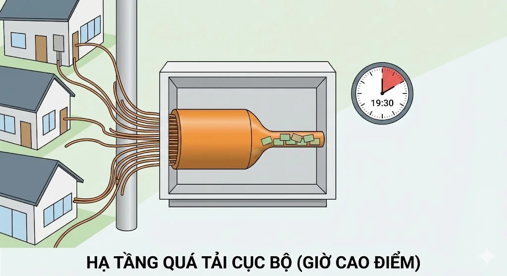 Mạng Viettel thường xuyên bị lag, nghẽn mạng vào giờ cao điểm