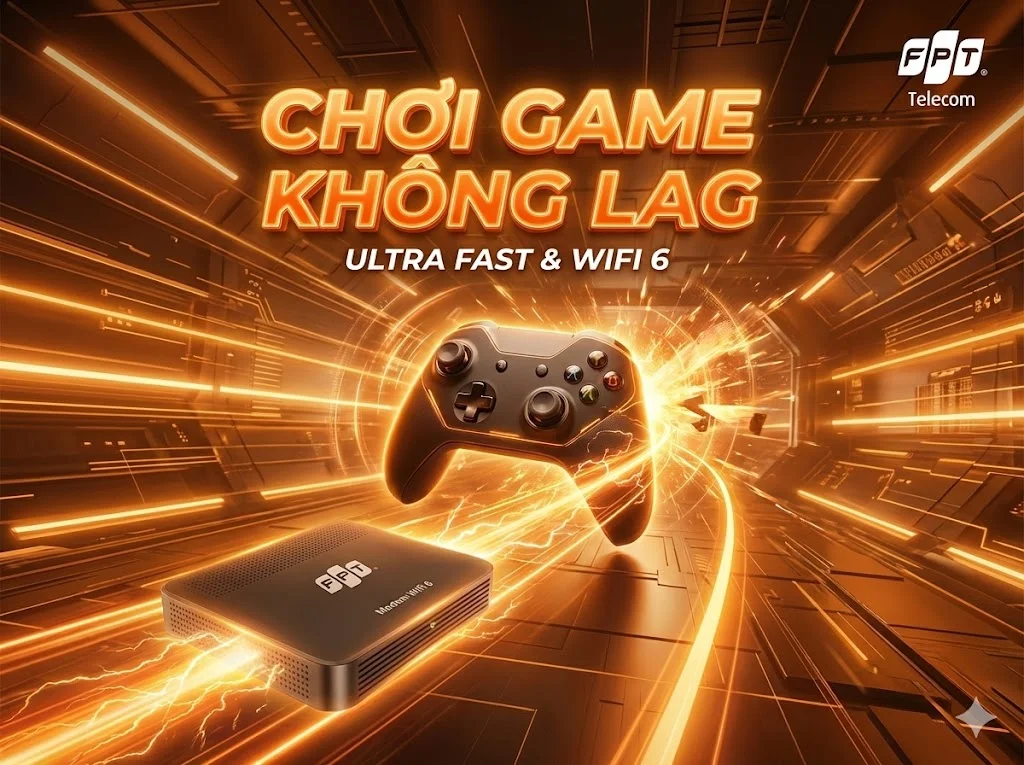 Lý do nên chuyển sang FPT: Wifi 6 và Ultra Fast giảm lag