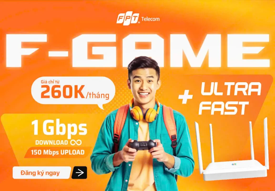 Gói cước chuyên biệt cho Game thủ với tính năng UltraFast