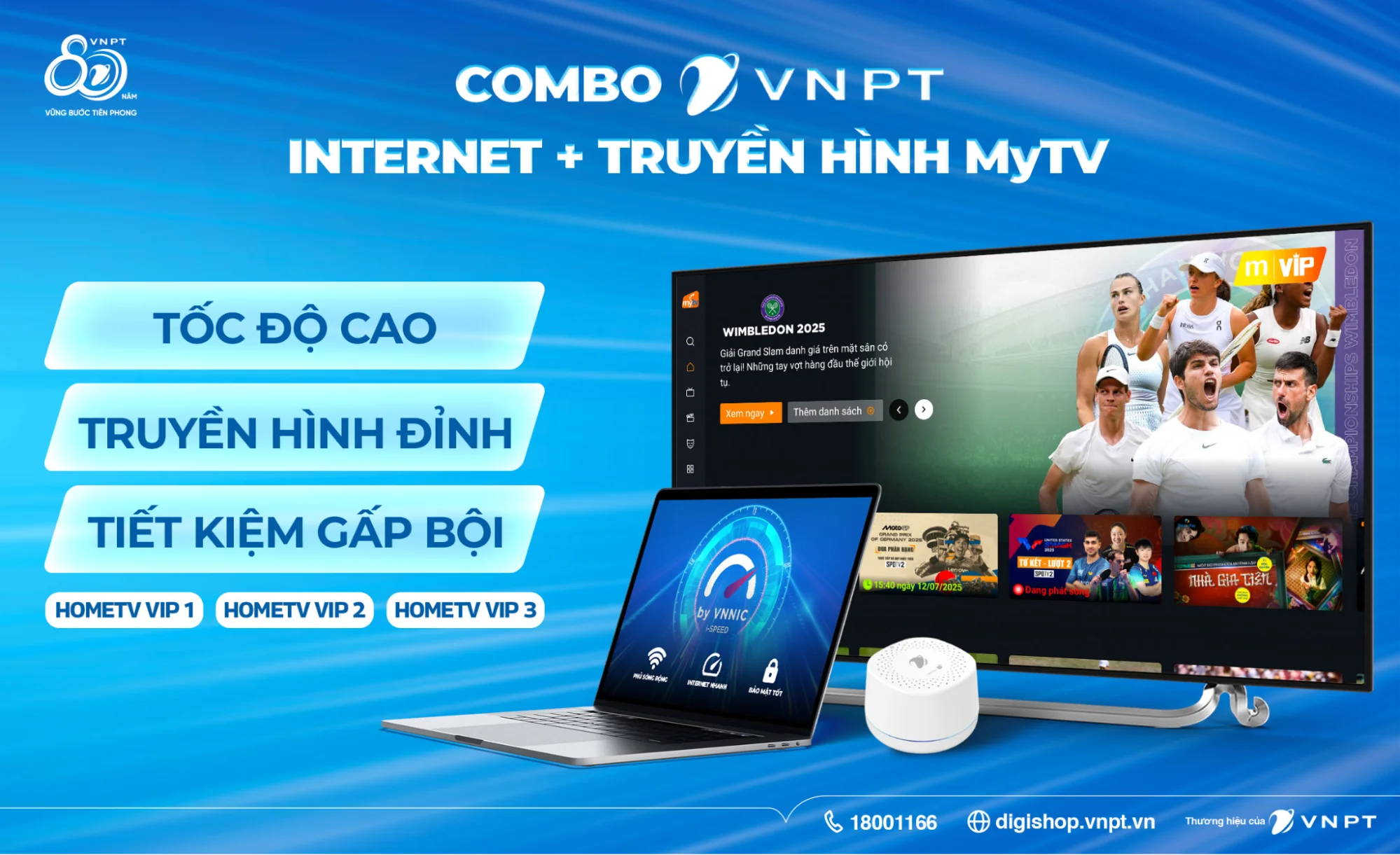 Bảng giá Combo Internet VNPT kết hợp Truyền hình cho nhu cầu giải trí