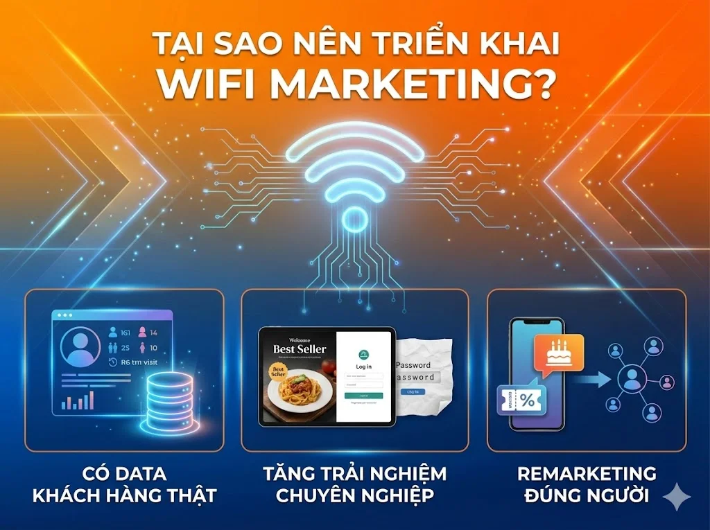 4 lý do chính để doanh nghiệp triển khai Wifi Marketing