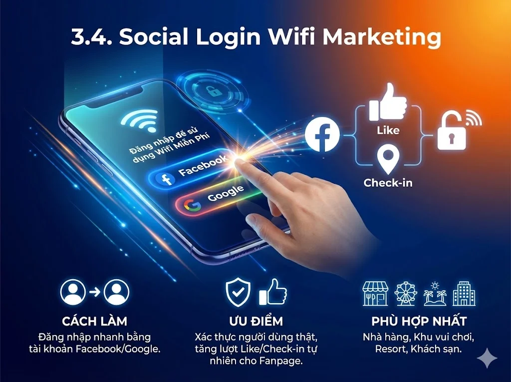 Đăng nhập nhanh qua Facebook/Google