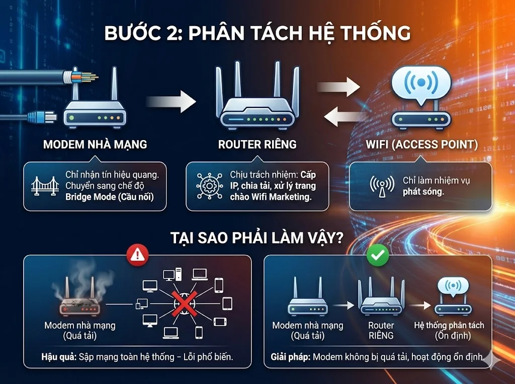 Phân tách hệ thống Wifi Marketing