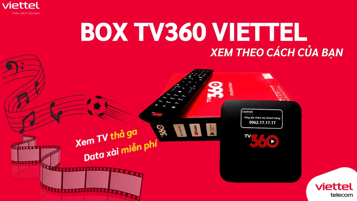 Bảng giá Combo dùng Box TV360 Viettel