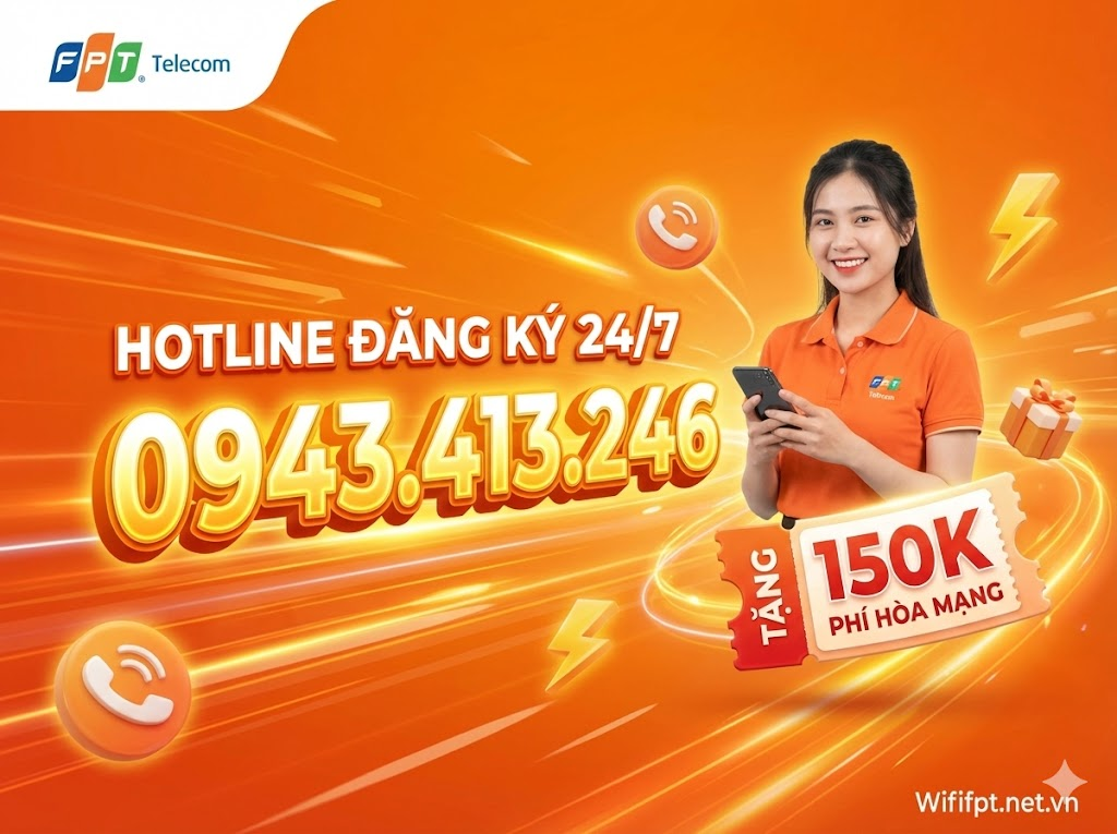 Hotline đăng ký lắp mạng FPT tư vấn và lắp mới 24/7