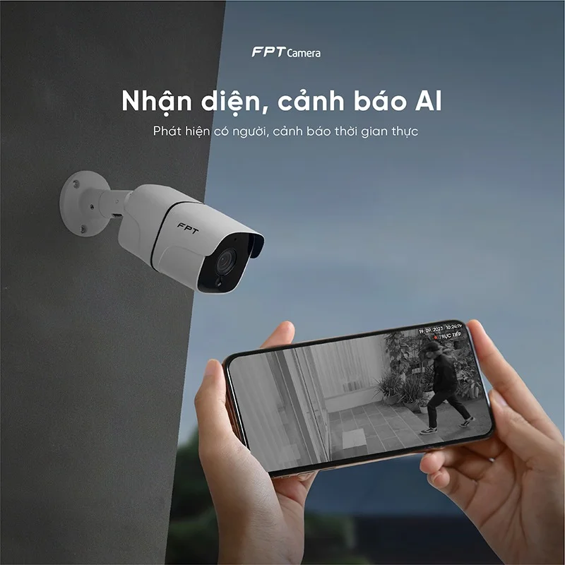 Camera FPT cung cấp hình ảnh sắc nét dù là ban ngày hay đêm