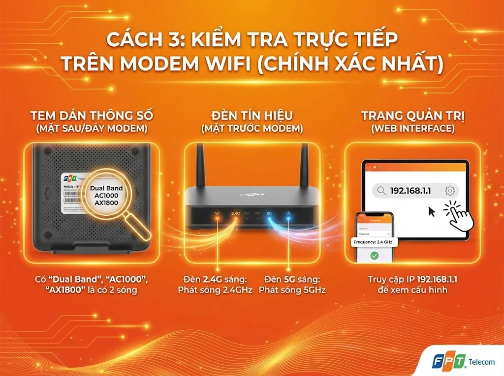 Cách kiểm tra wifi 2.4ghz trên điện thoại android và modem