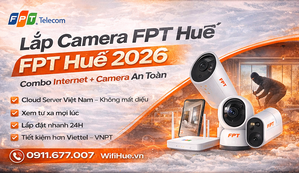 Lắp camera FPT Huế