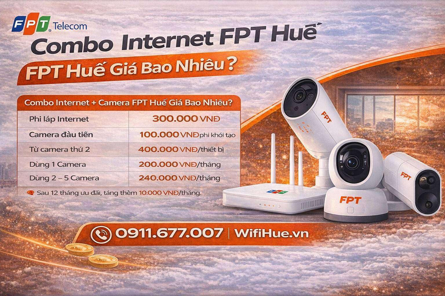 Bảng giá camera FPT Huế