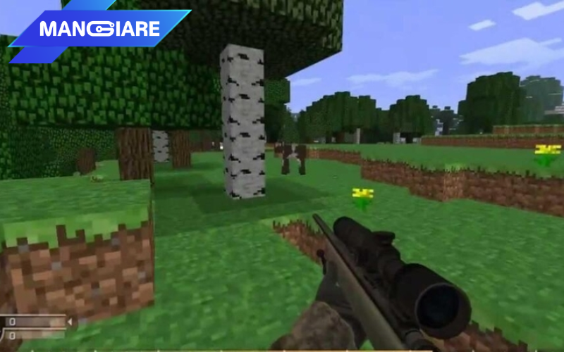 Trải nghiệm hành động kịch tính cùng chế độ Minecraft bắn súng
