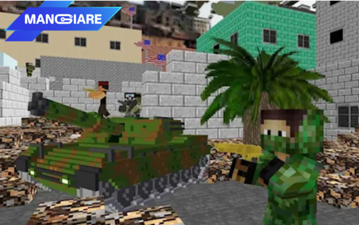 Trải nghiệm hành động kịch tính cùng chế độ Minecraft bắn súng