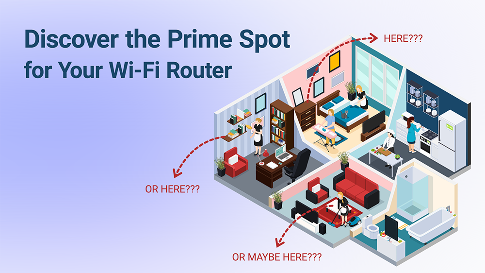 vị trí đặt router wifi trong nhà