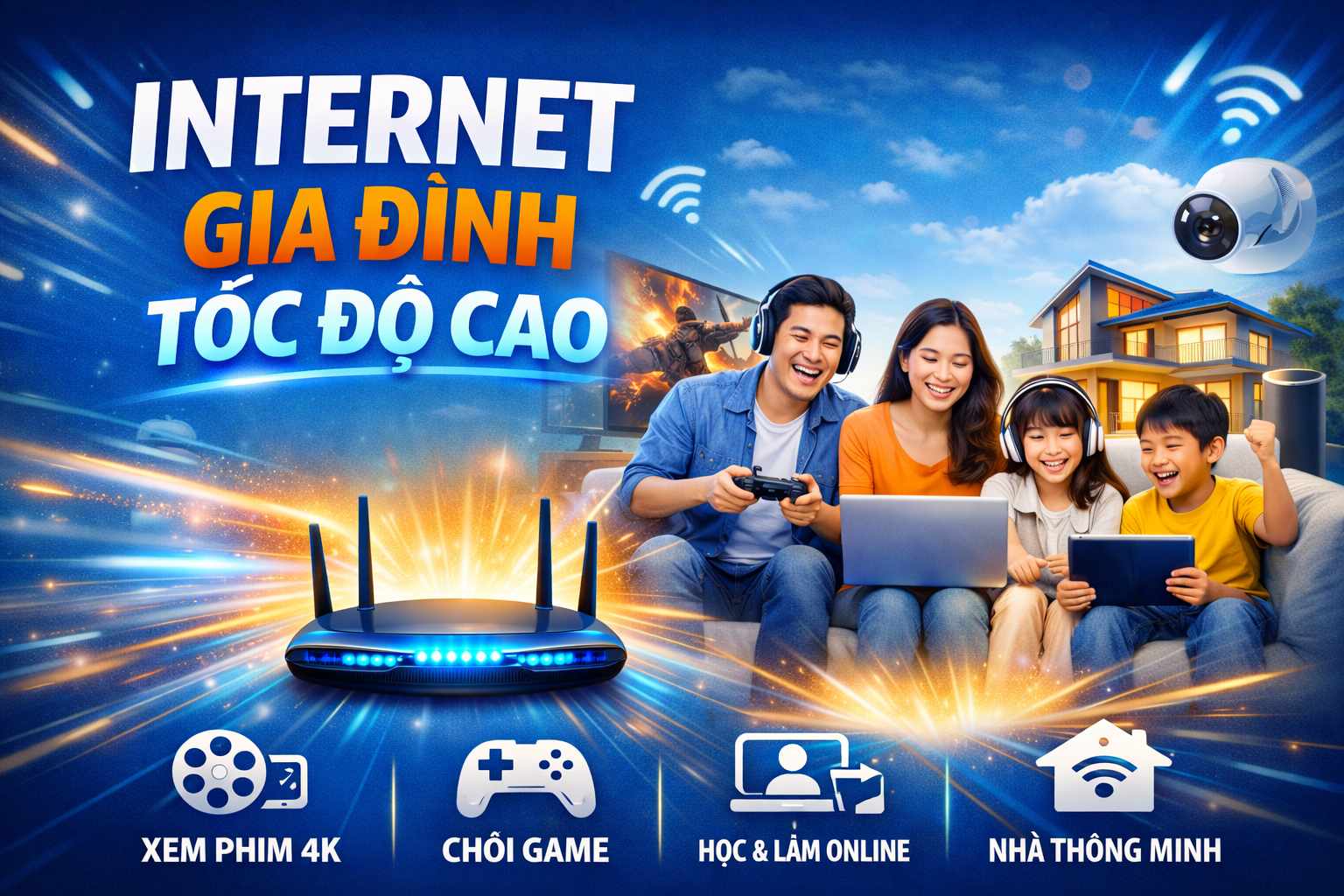 Internet gia đình tốc độ cao