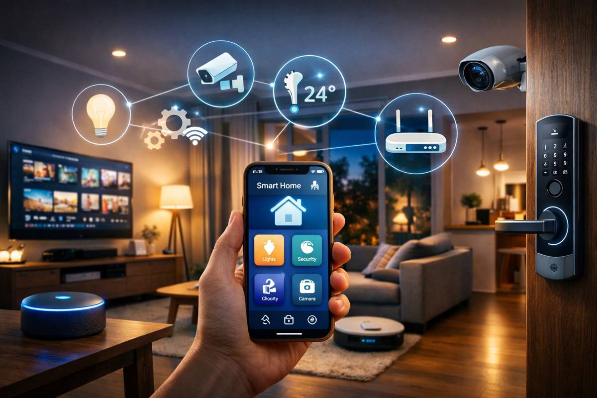 Nhà thông minh smart home hiện đại