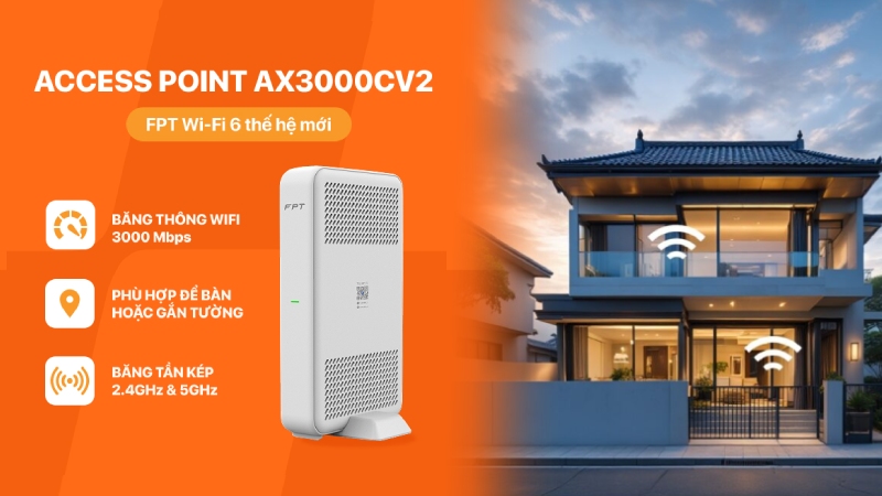 FPT trang bị miễn phí modem hiện đại cho khách hàng đăng ký lắp Wifi