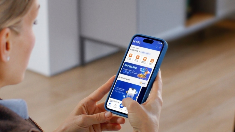 App Hi FPT hỗ trợ quản lý mạng và thanh toán cước tiện lợi