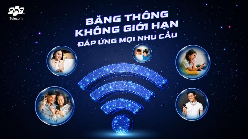 FPT cung cấp băng thông rộng, đáp ứng mọi nhu cầu của khách hàng